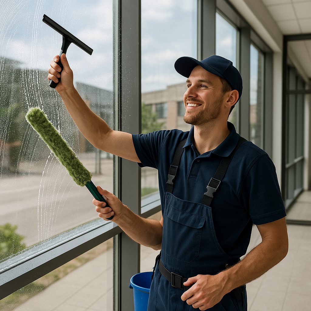 Nettoyage vitres commerciales – Sherbrooke