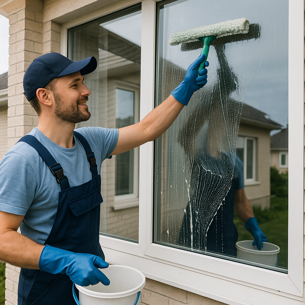 Lavage vitres résidentiel – Sherbrooke