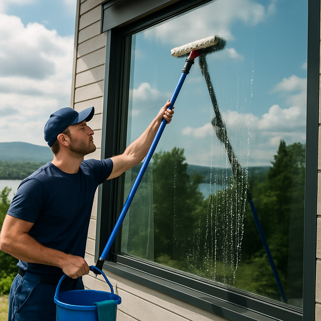 Nettoyage vitres extérieur – Magog